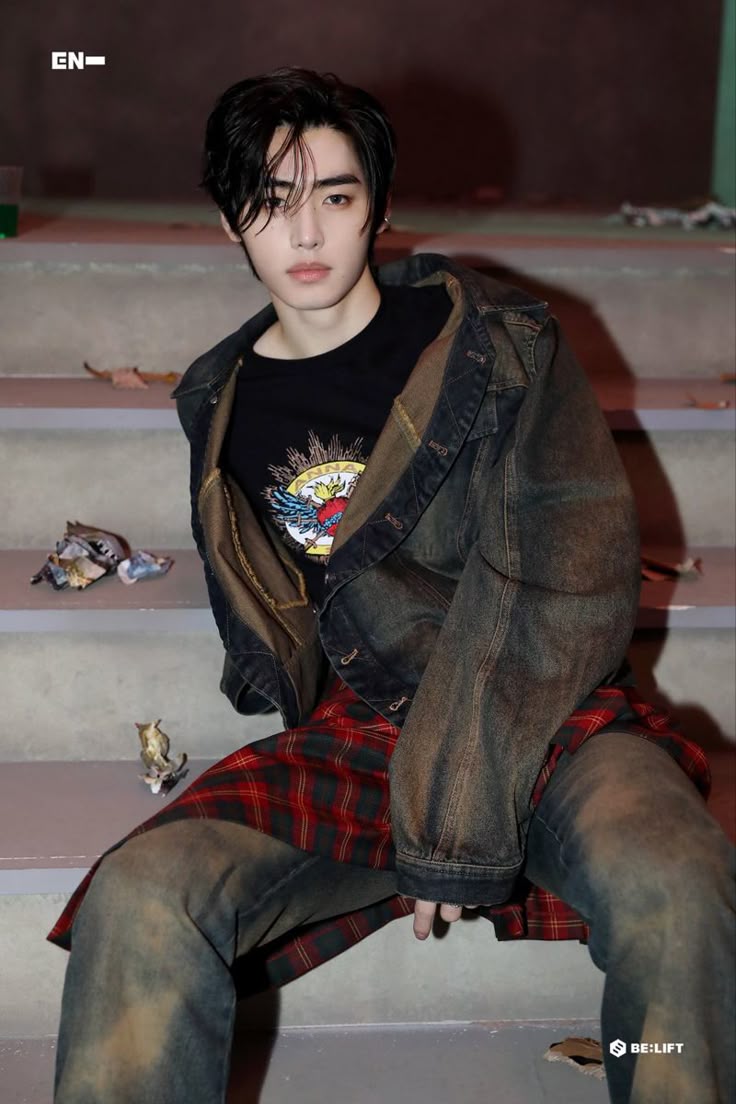 Behind-the-scenes cut of Sunghoon (ENHYPEN)