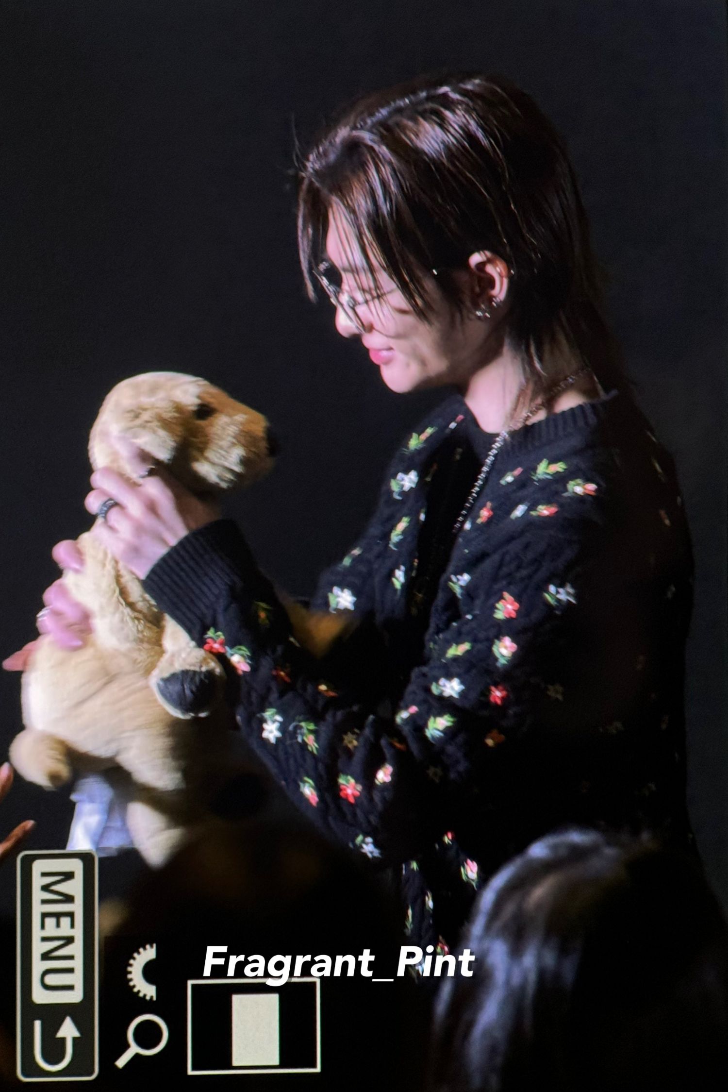 A moment captured by Hyunjin (Stray Kids)'s fan