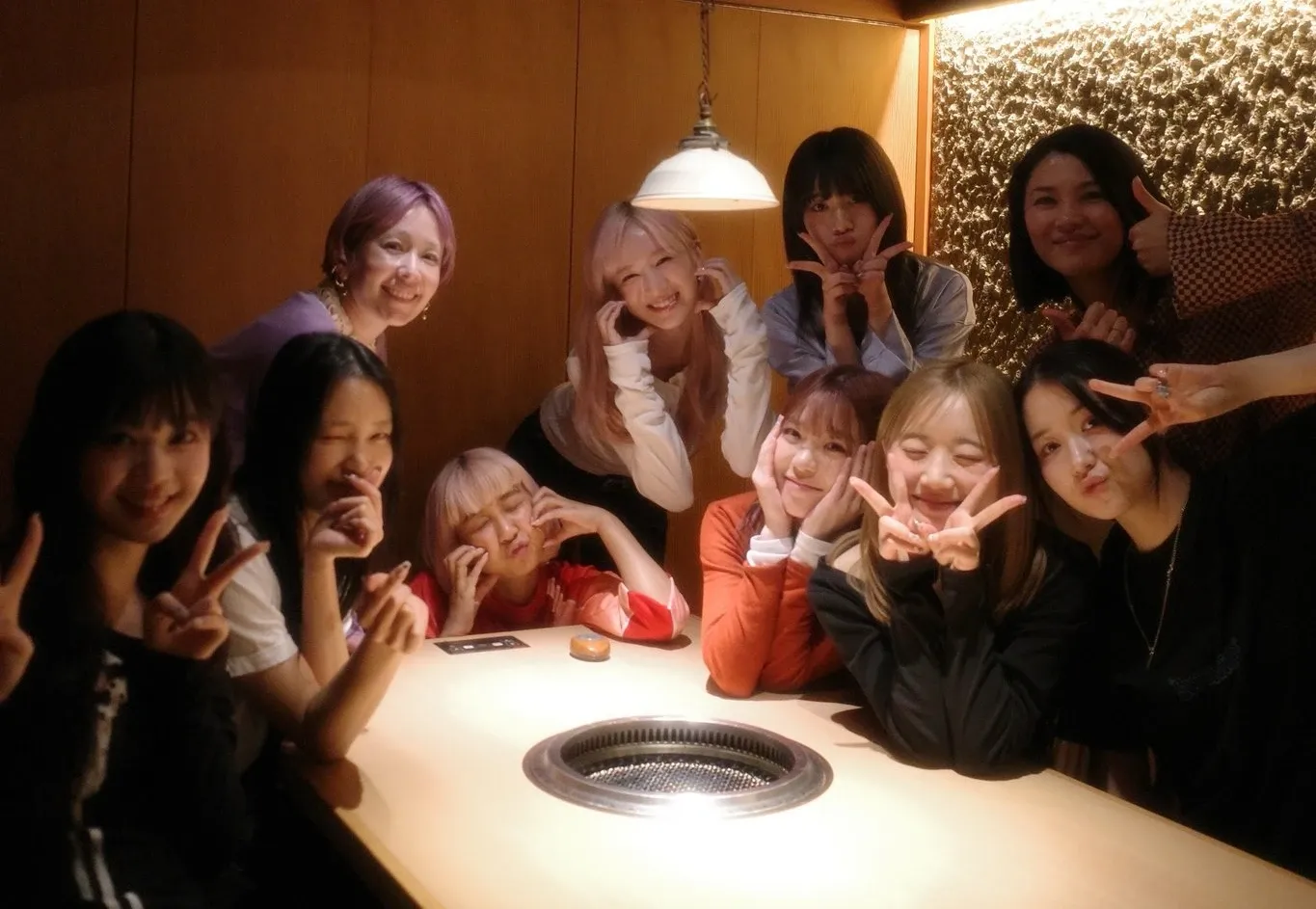 Recent activity shot of Kasahara Momona (ME:I)