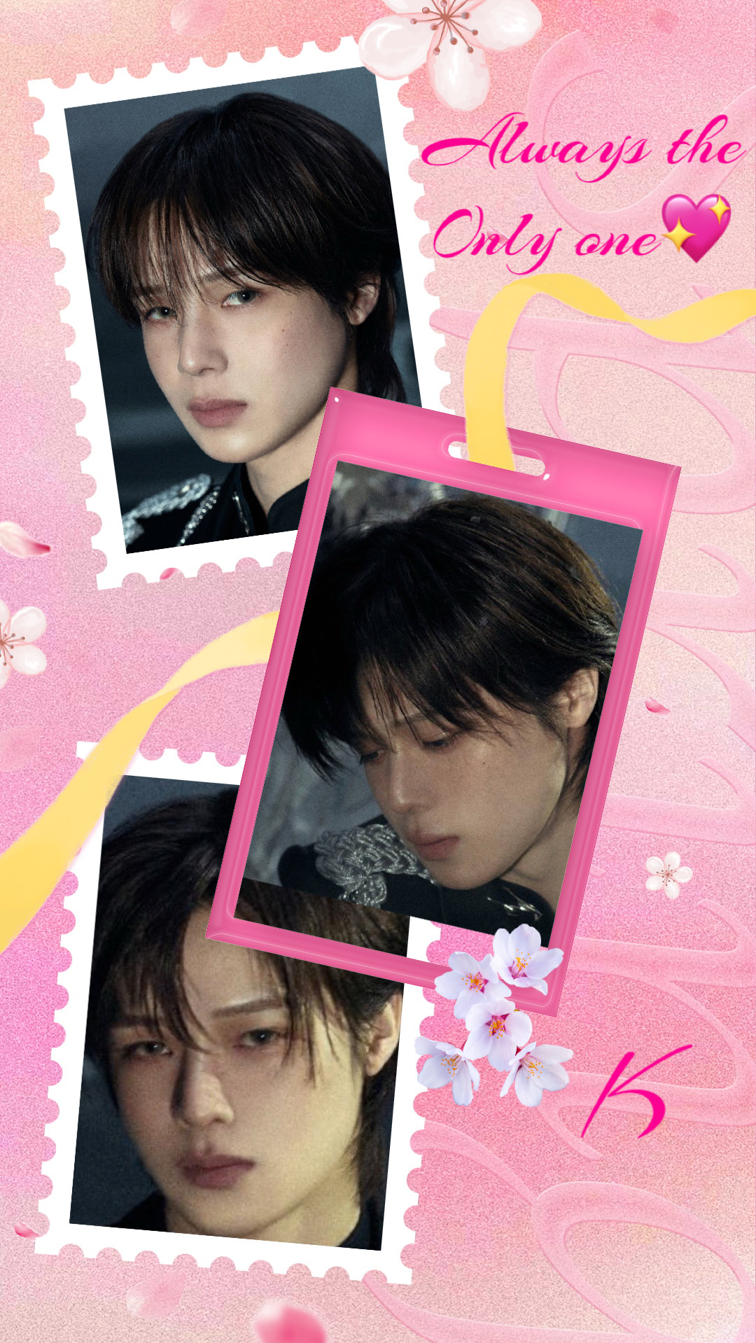 A heartfelt wallpaper shared by K (&TEAM)'s fans
