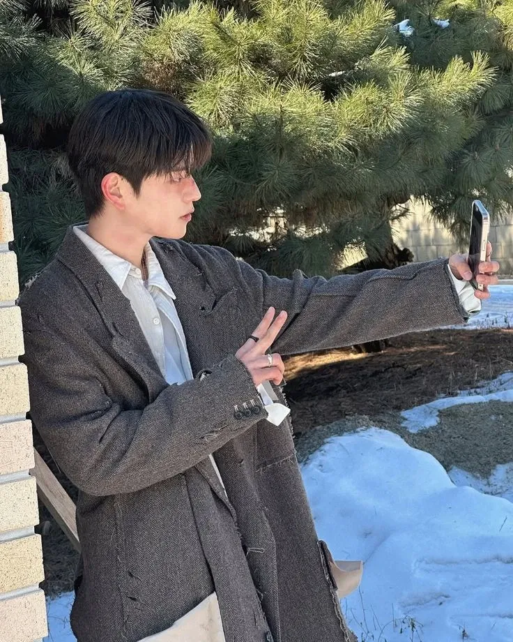A moment captured by Seungmin (Stray Kids)'s fan