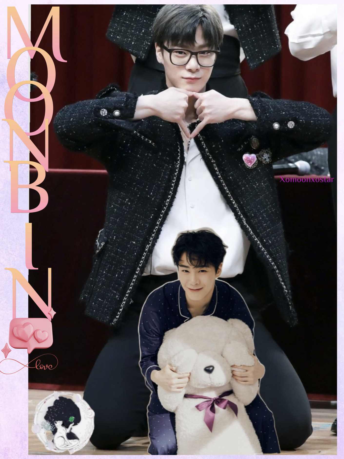 Recent activity shot of Moonbin (ASTRO)