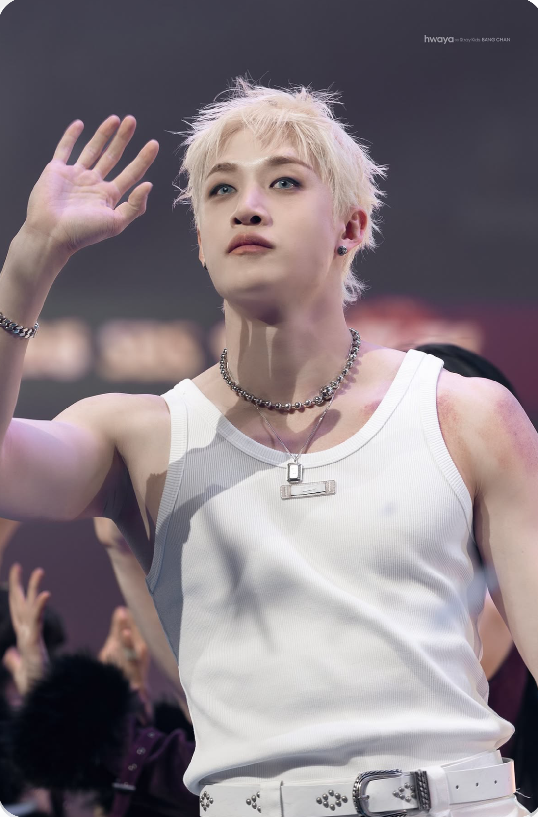 A moment captured by Bang Chan (Stray Kids)'s fan