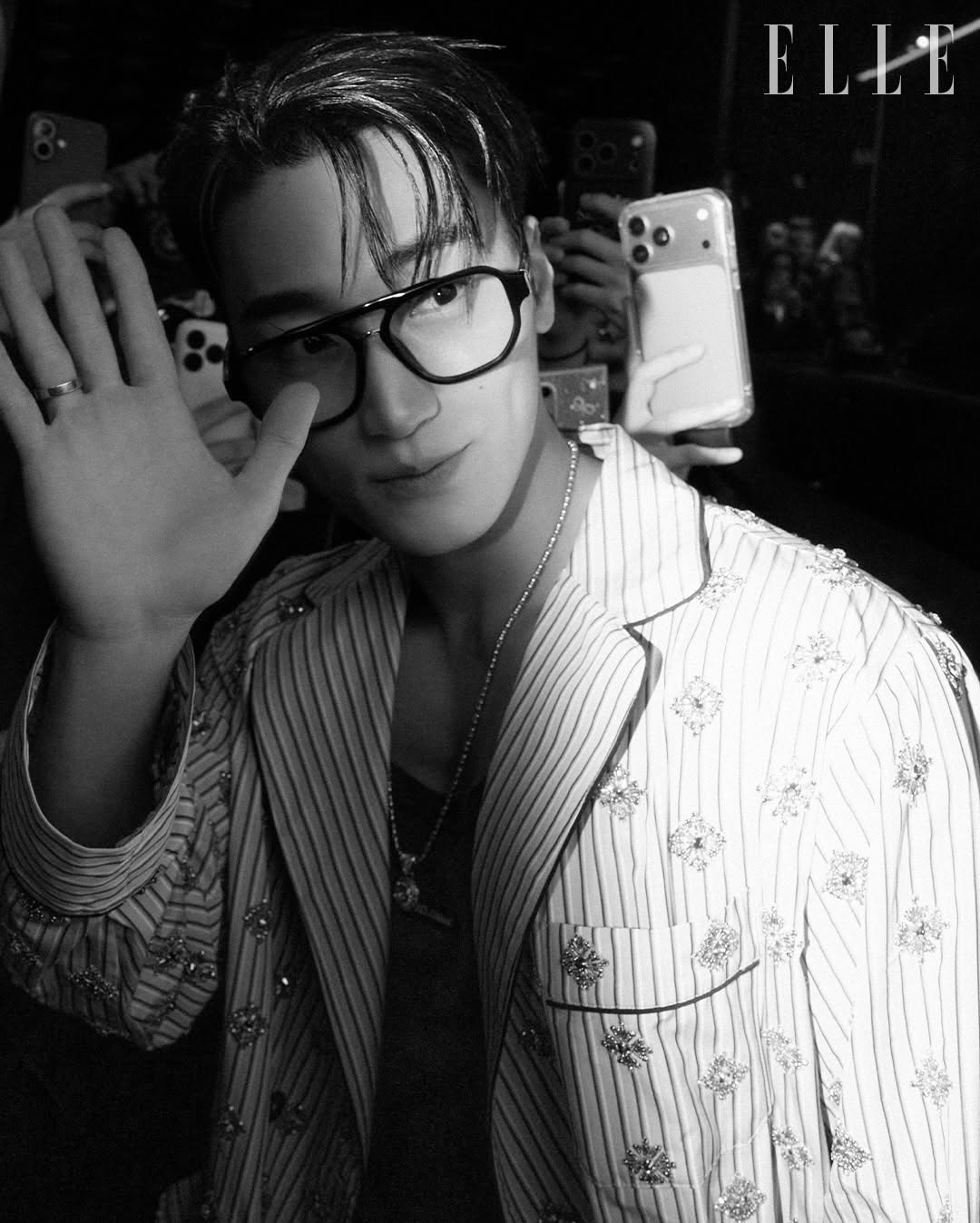 A moment captured by San (ATEEZ)'s fan