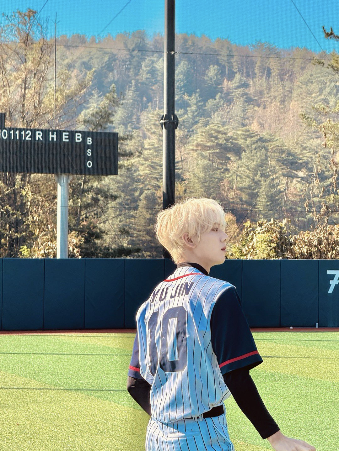 A moment captured by Han Yujin's fan