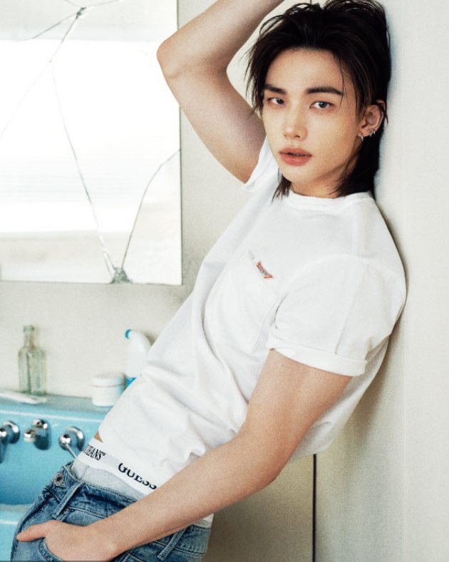 Recent activity shot of Hyunjin (Stray Kids)