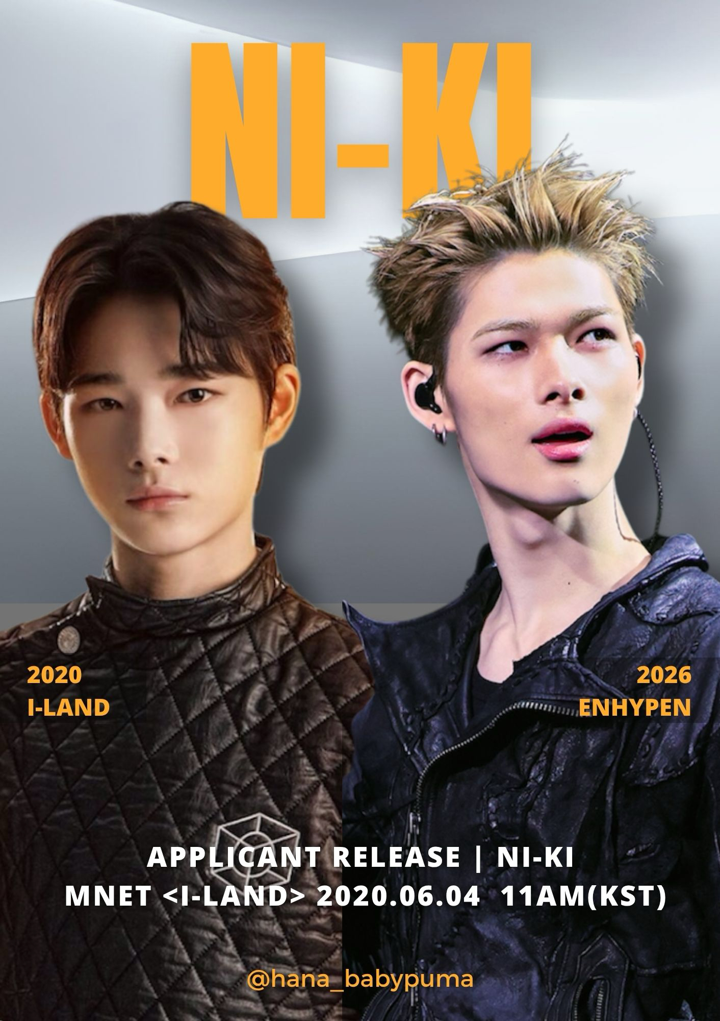 니키 (ENHYPEN)의 비하인드 컷