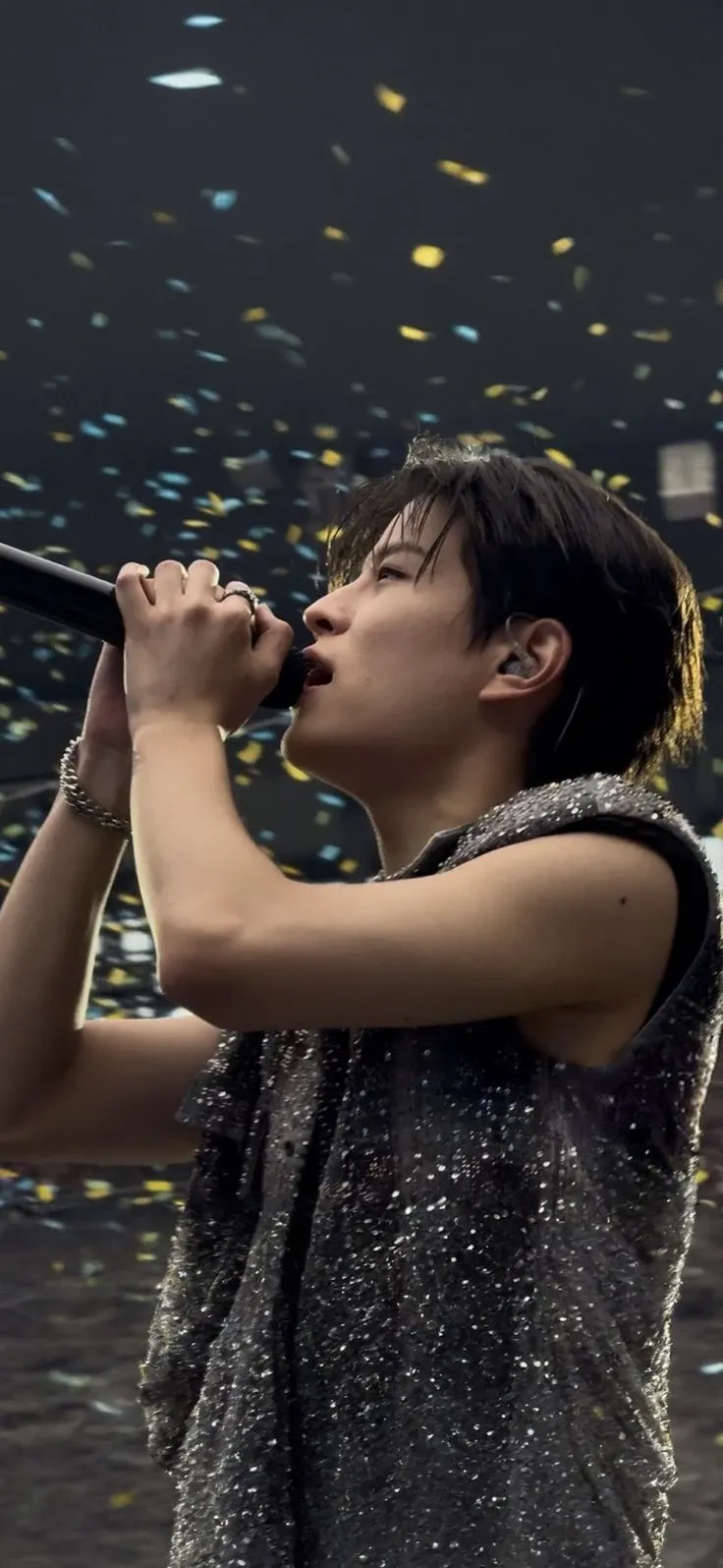 A moment captured by Seungmin (Stray Kids)'s fan