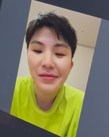 A moment captured by Woozi (SEVENTEEN)'s fan