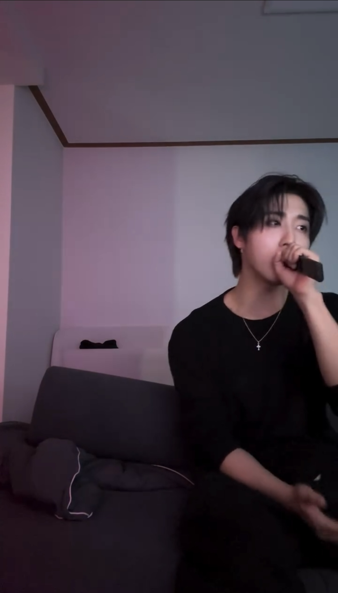 A heartfelt wallpaper shared by HAN (Stray Kids)'s fans