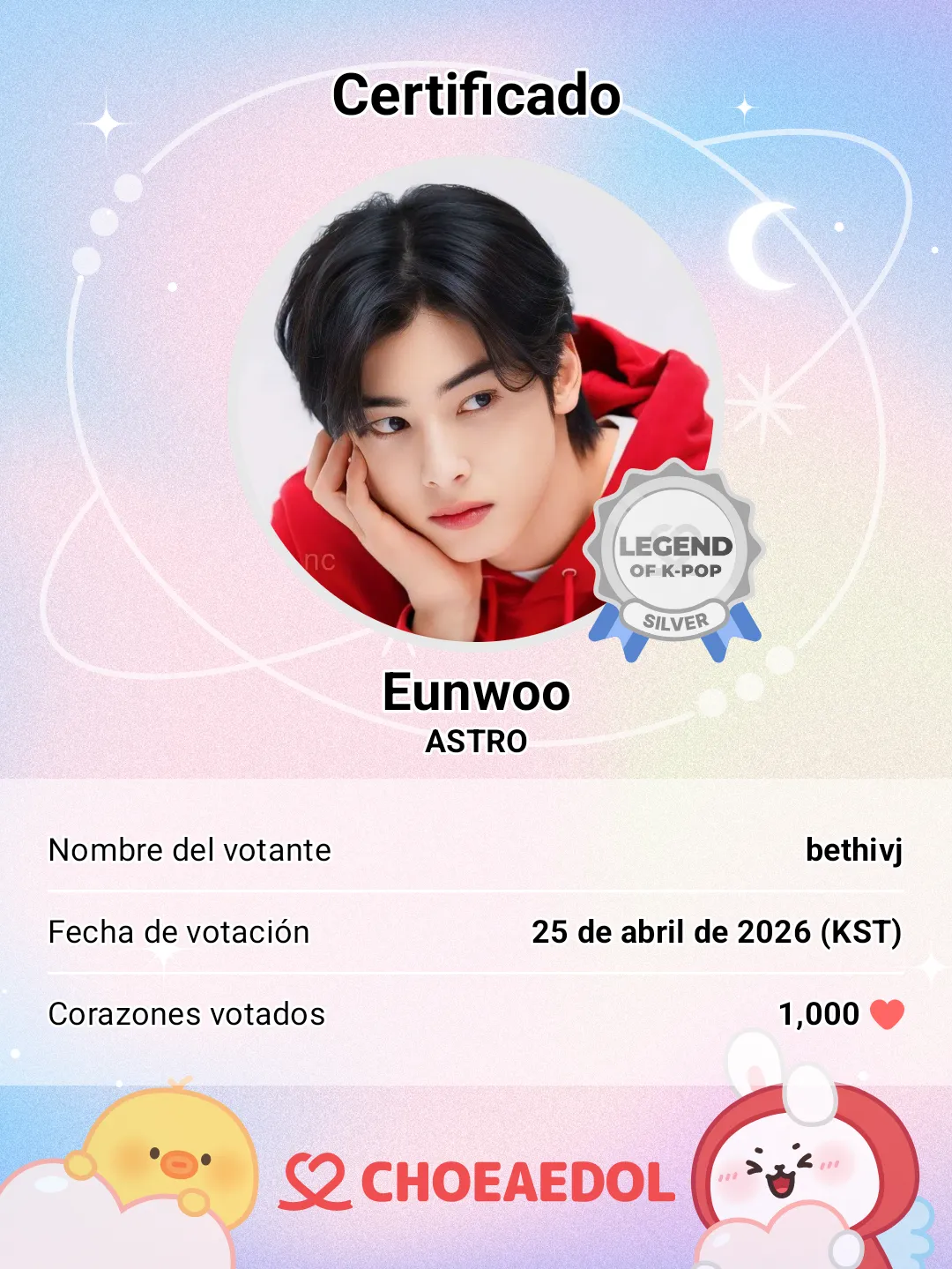 Latest photo of Eunwoo (ASTRO)