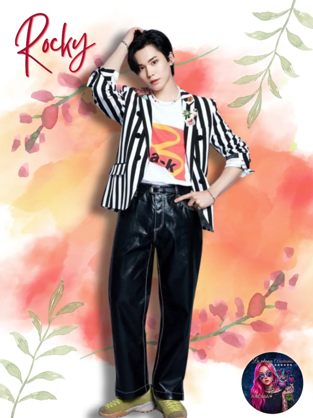 A moment captured by Rocky's fan