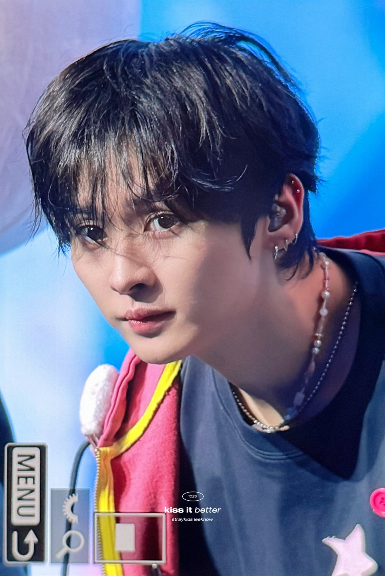 Recent activity shot of Lee Know (Stray Kids)