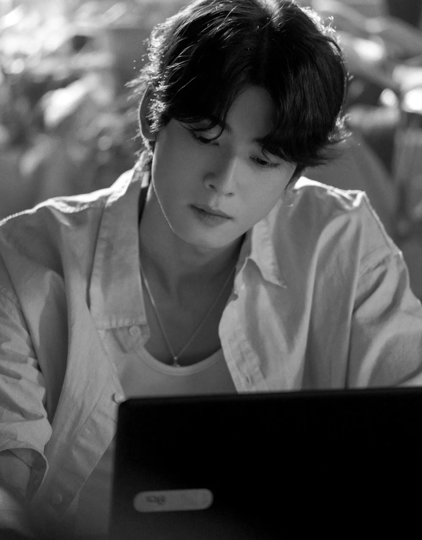 Recent activity shot of Eunwoo (ASTRO)