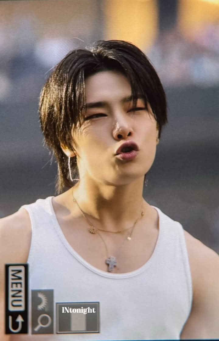 A moment captured by I.N (Stray Kids)'s fan