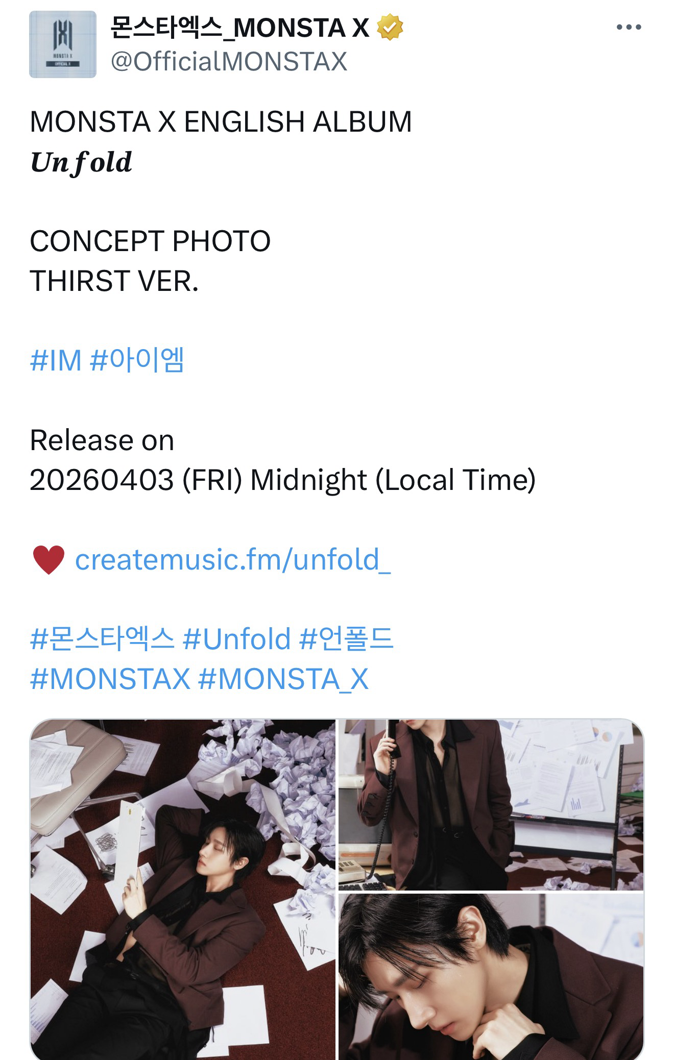 I.M (MONSTA X)的最新活动照片