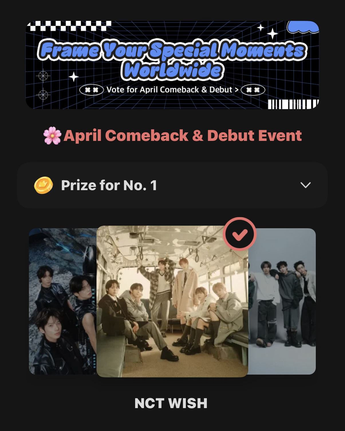 Latest photo of Sakuya (NCT WISH)