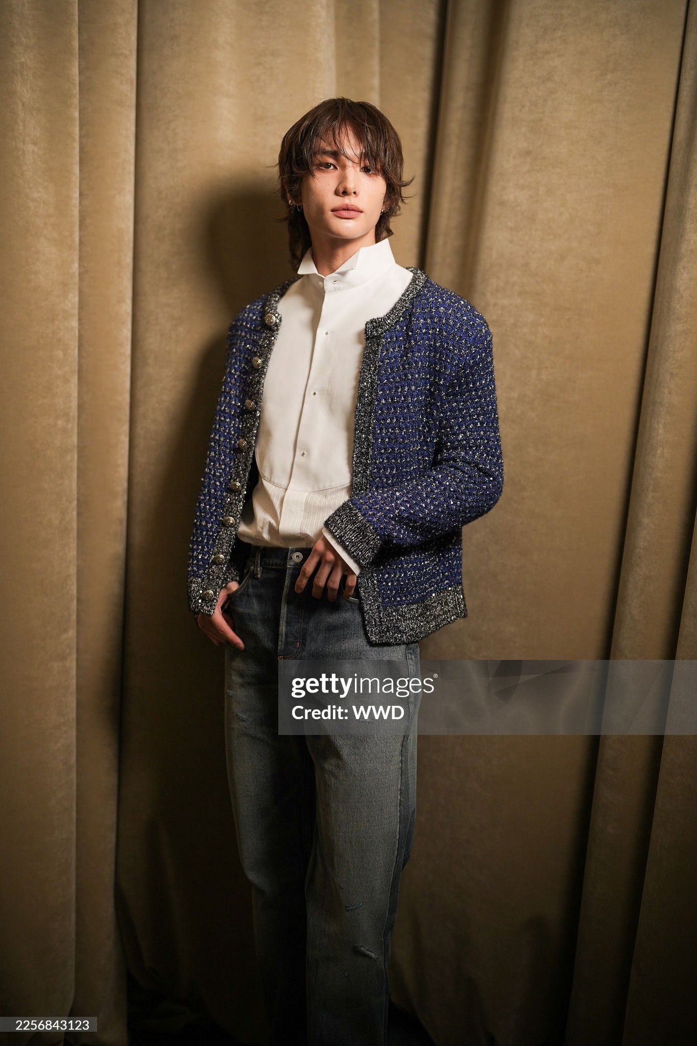 Behind-the-scenes cut of Hyunjin (Stray Kids)