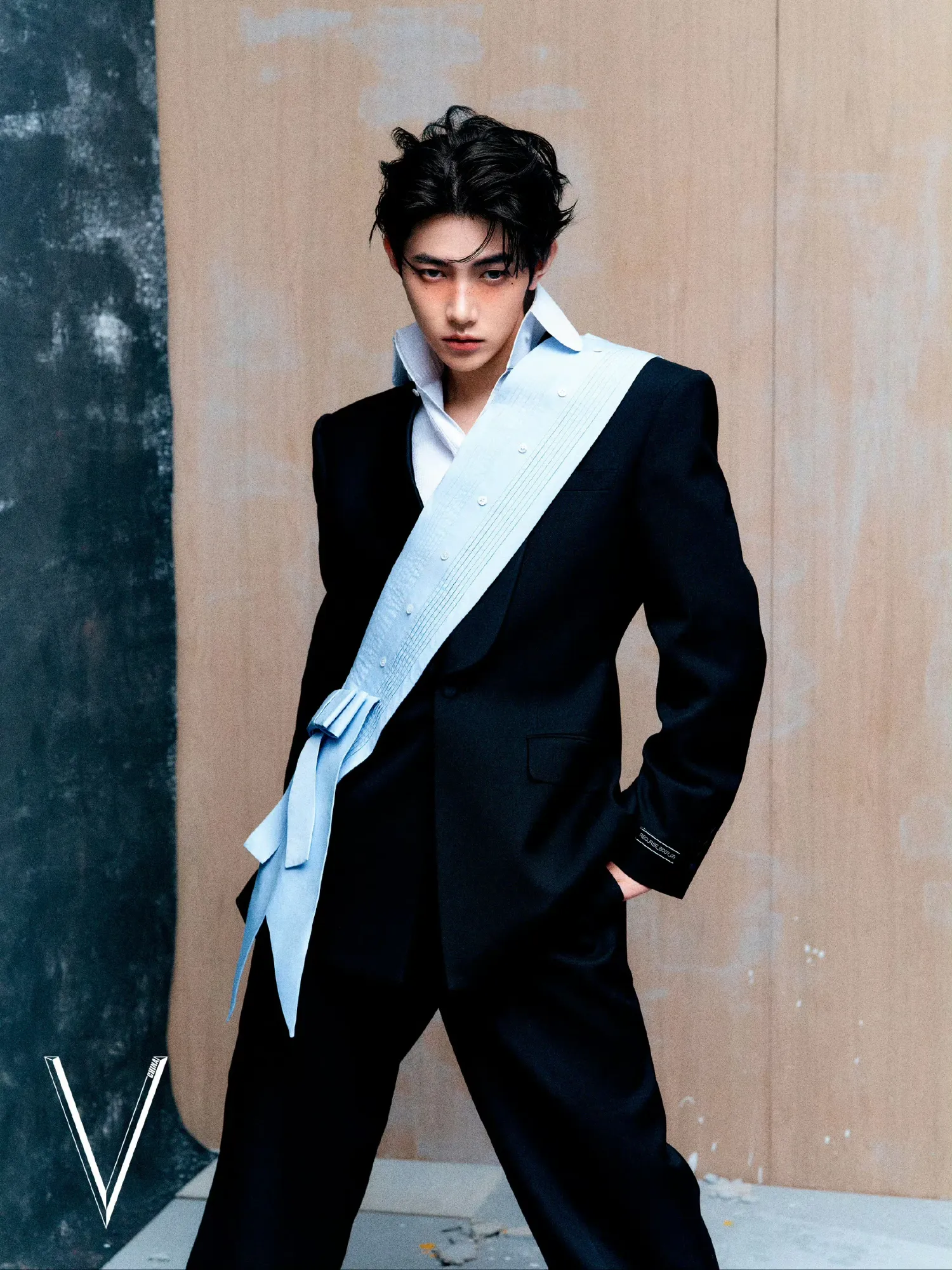 A moment captured by Zhang Hao's fan