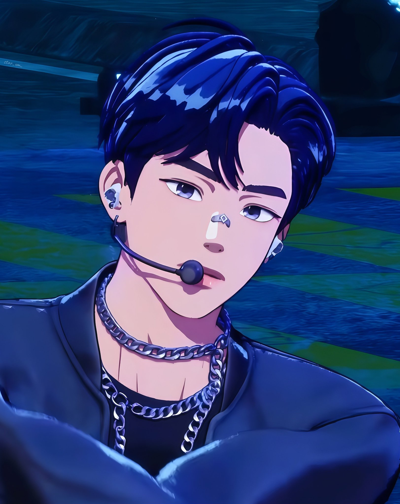 A moment captured by Yejun (PLAVE)'s fan