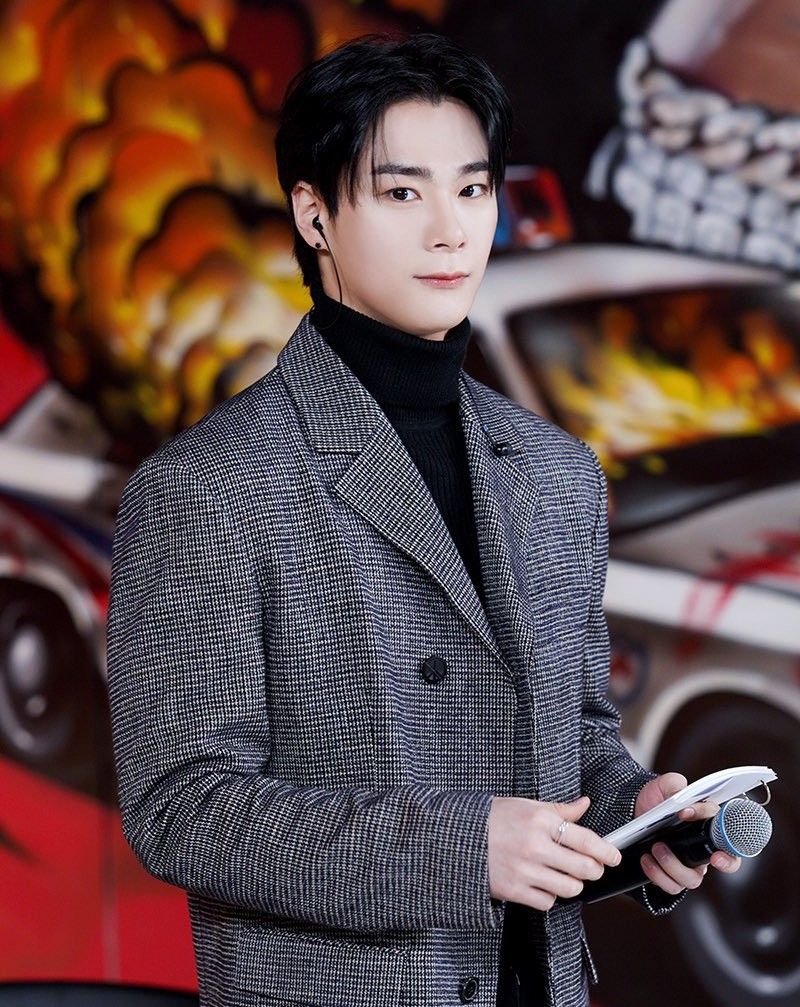 Recent activity shot of Moonbin (ASTRO)