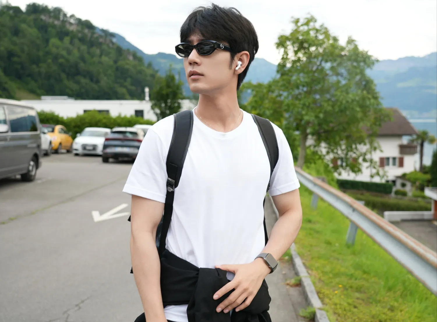 A moment captured by Xiao Zhan's fan