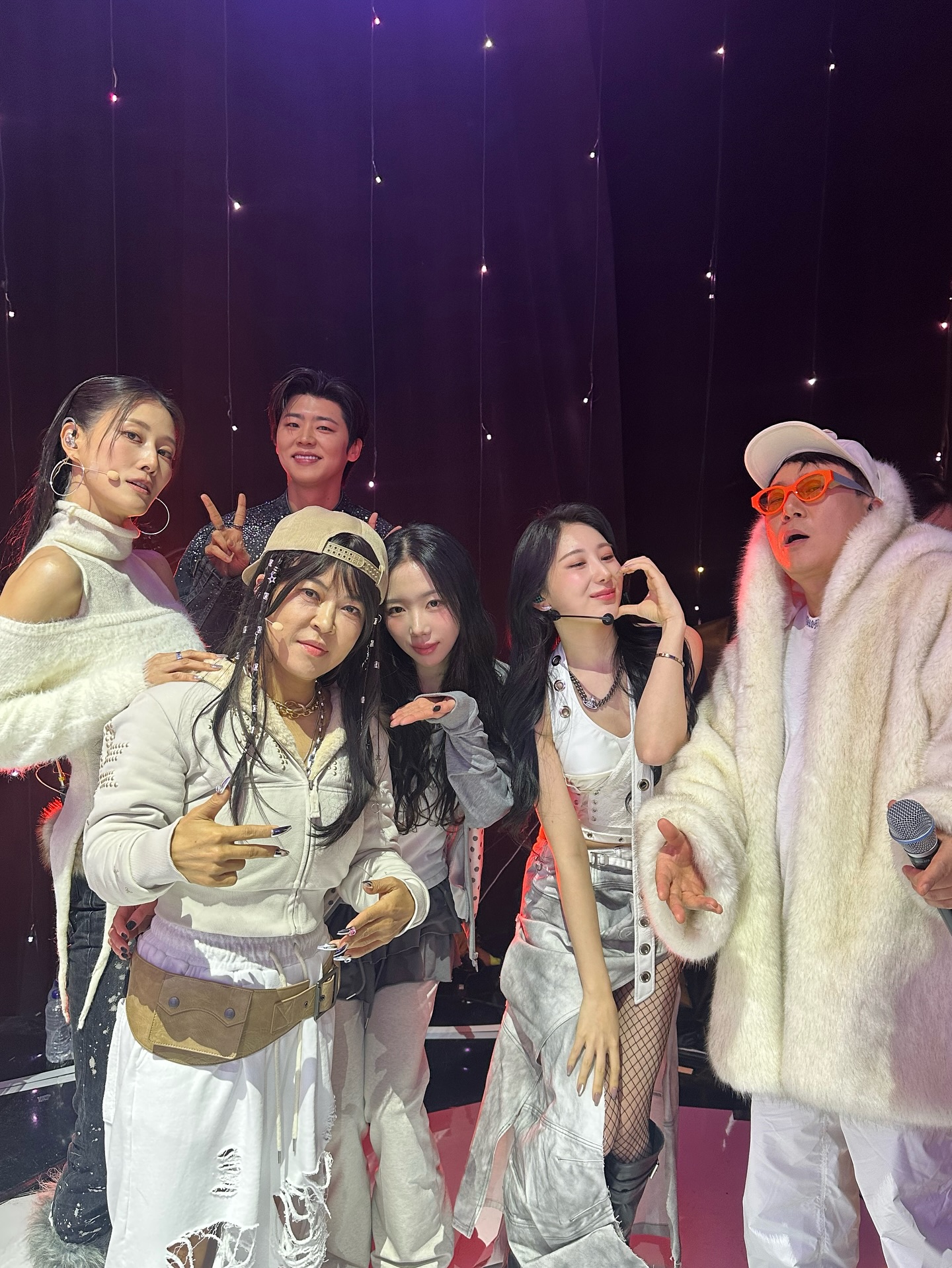 イ・チェヨンの舞台裏ショット