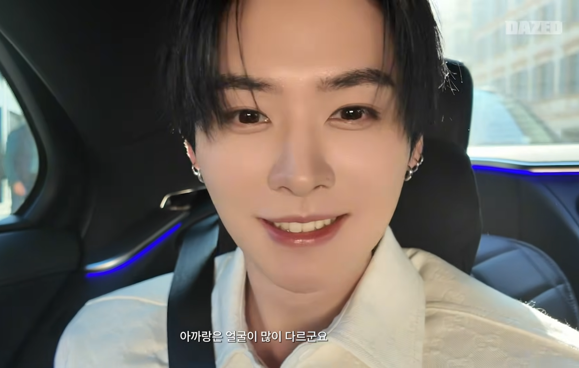 A moment captured by Lee Know (Stray Kids)'s fan