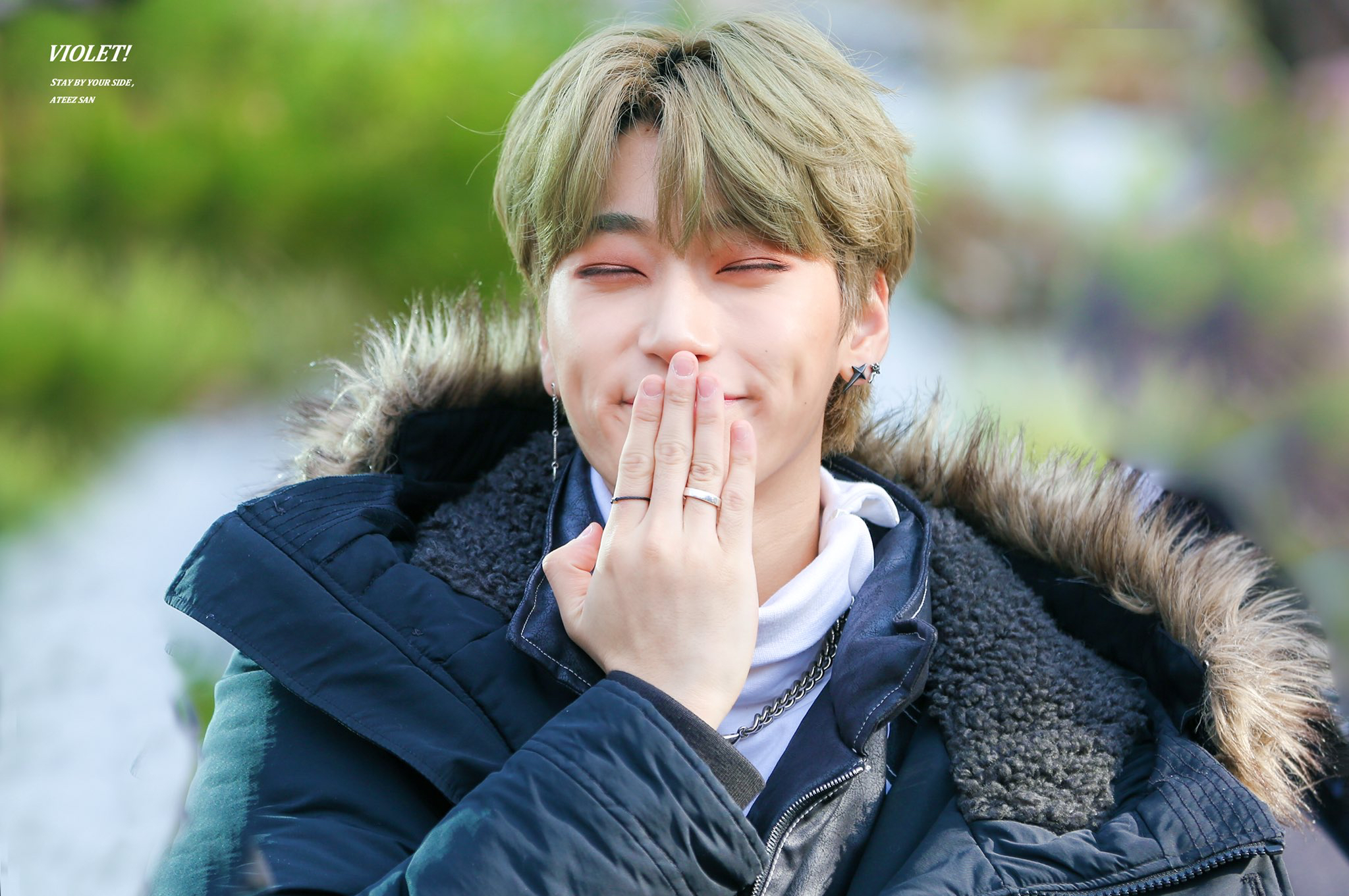 Recent activity shot of San (ATEEZ)