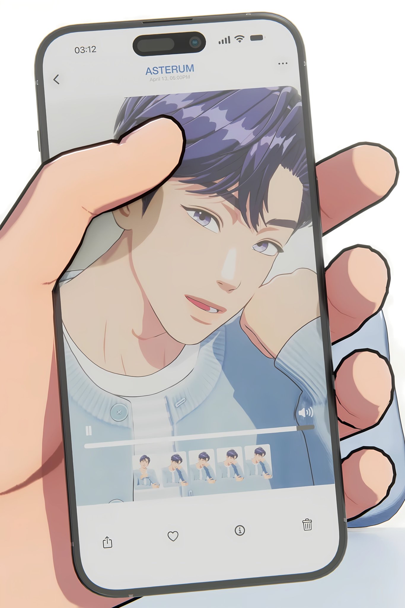 Recent activity shot of Yejun (PLAVE)