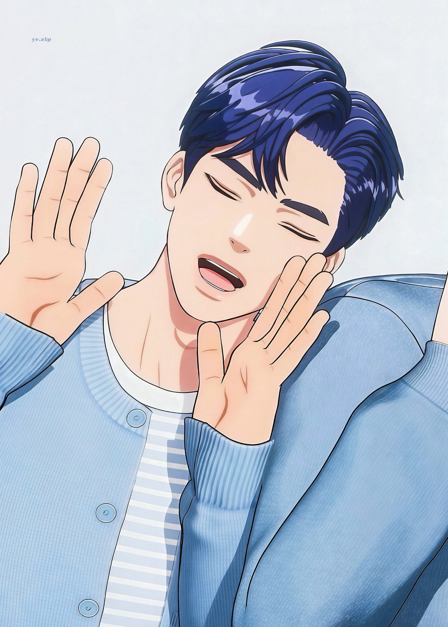 A moment captured by Yejun (PLAVE)'s fan