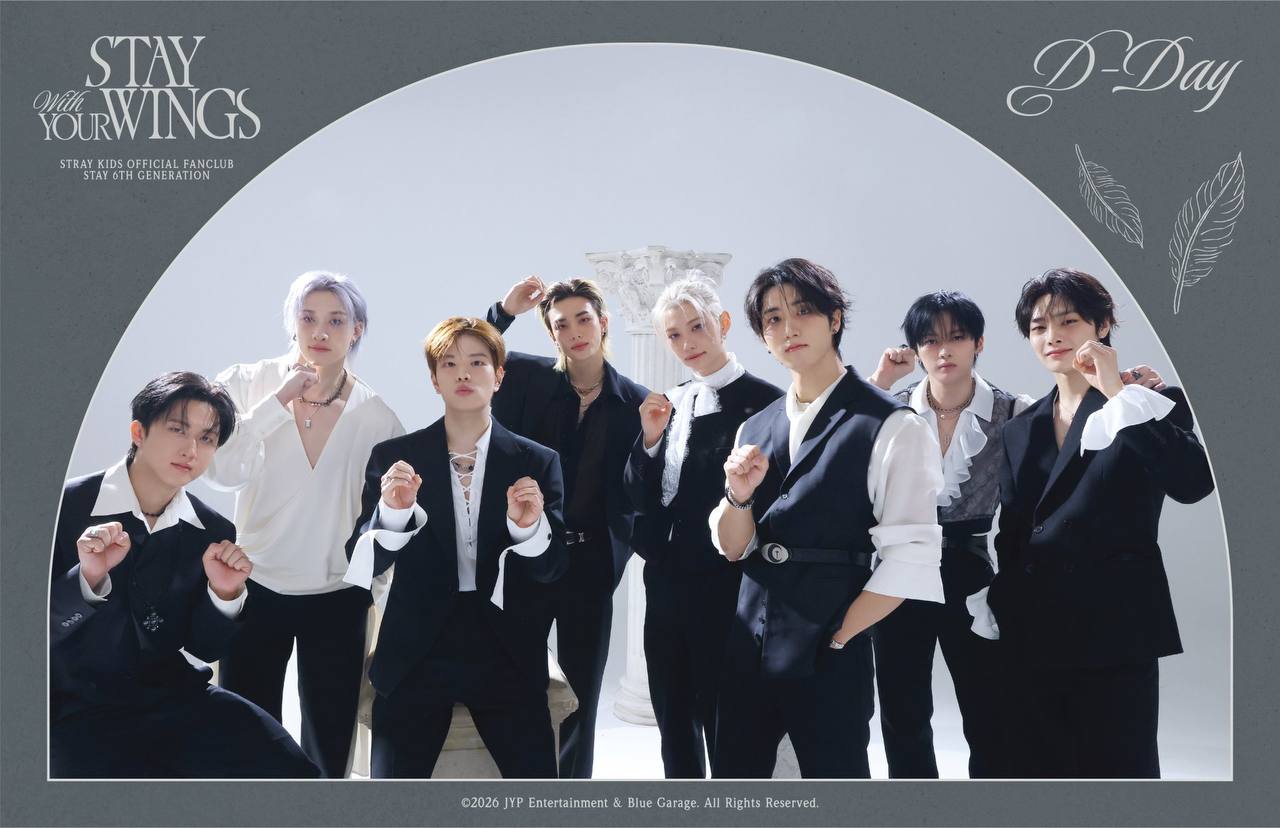 A moment captured by Stray Kids's fan