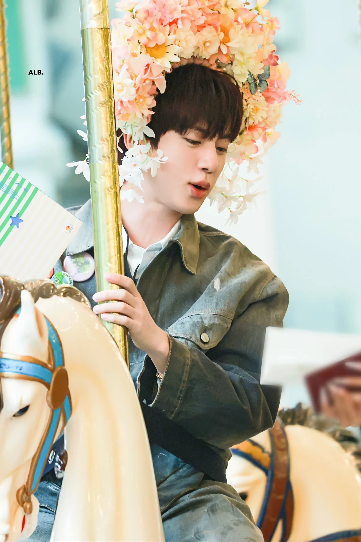 Potret di balik layar Jin (BTS)