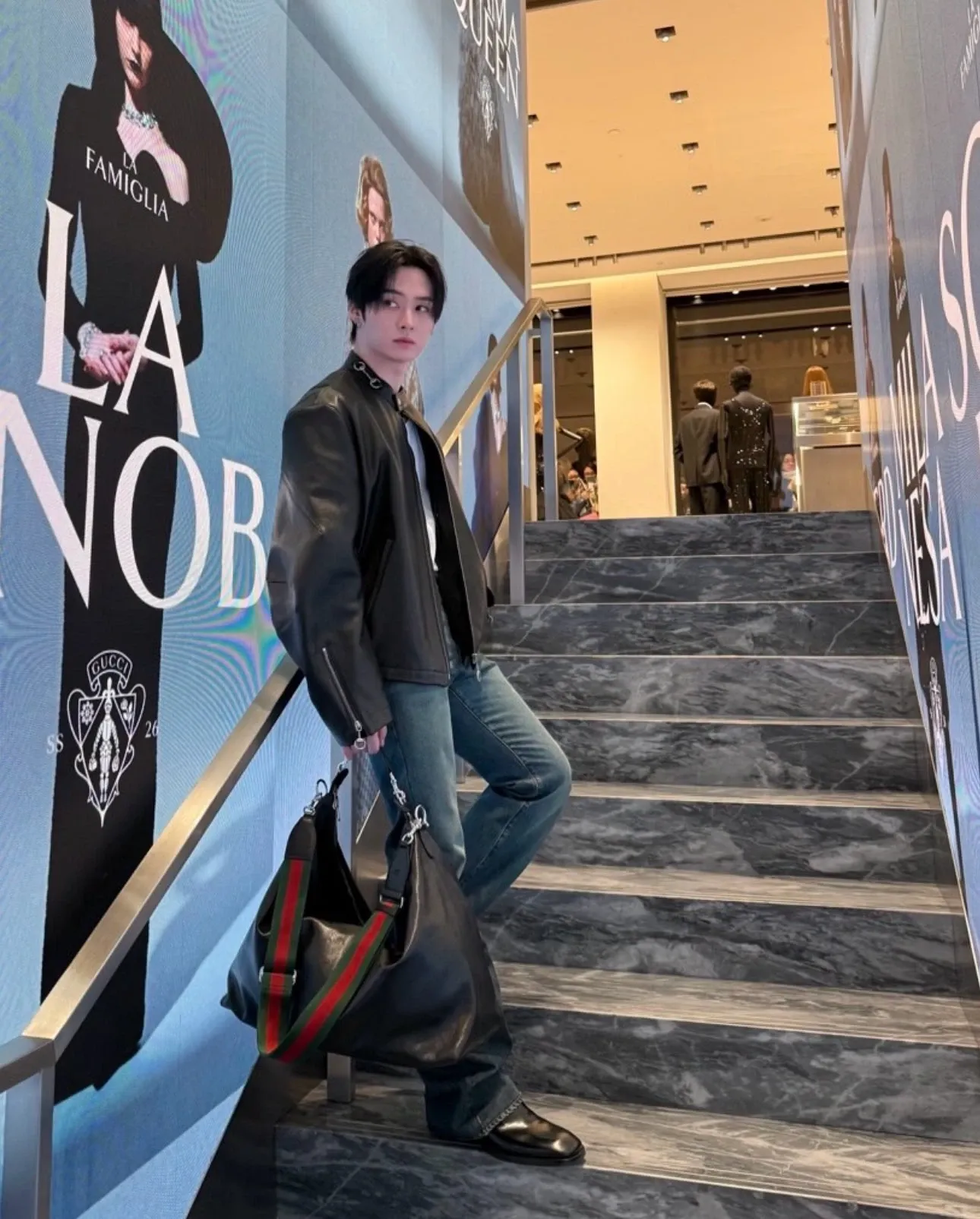 Recent activity shot of Lee Know (Stray Kids)