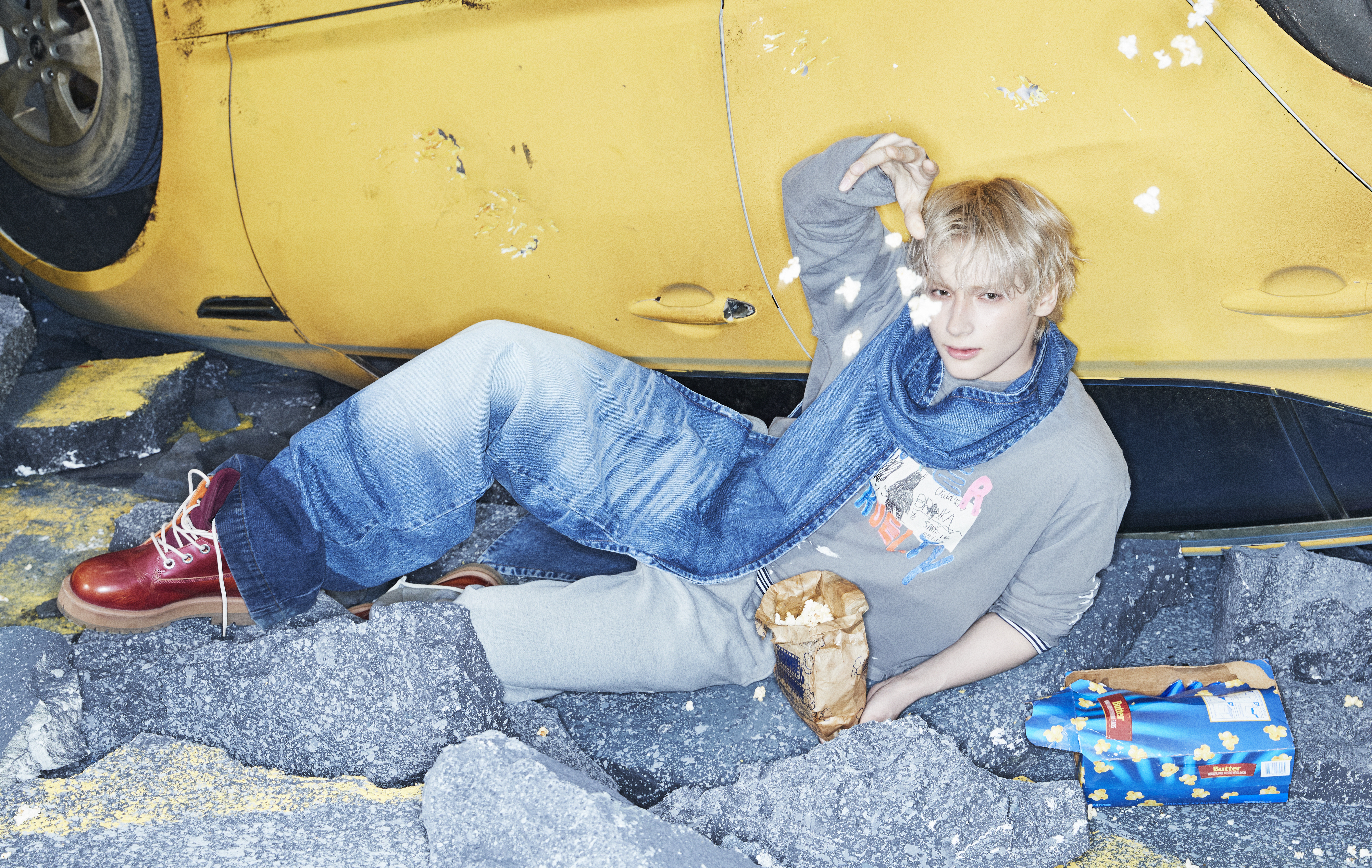 Recent activity shot of HueningKai (TOMORROW X TOGETHER)