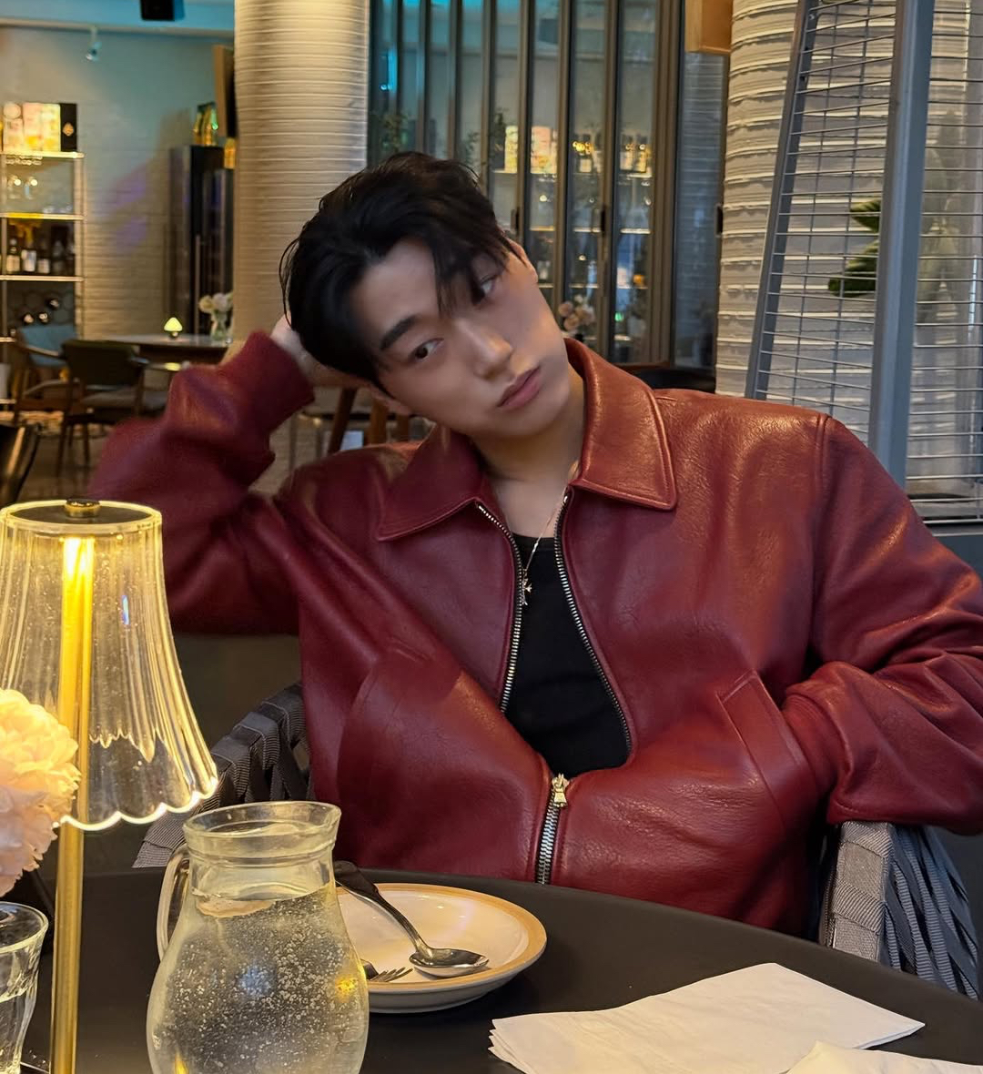 A moment captured by San (ATEEZ)'s fan