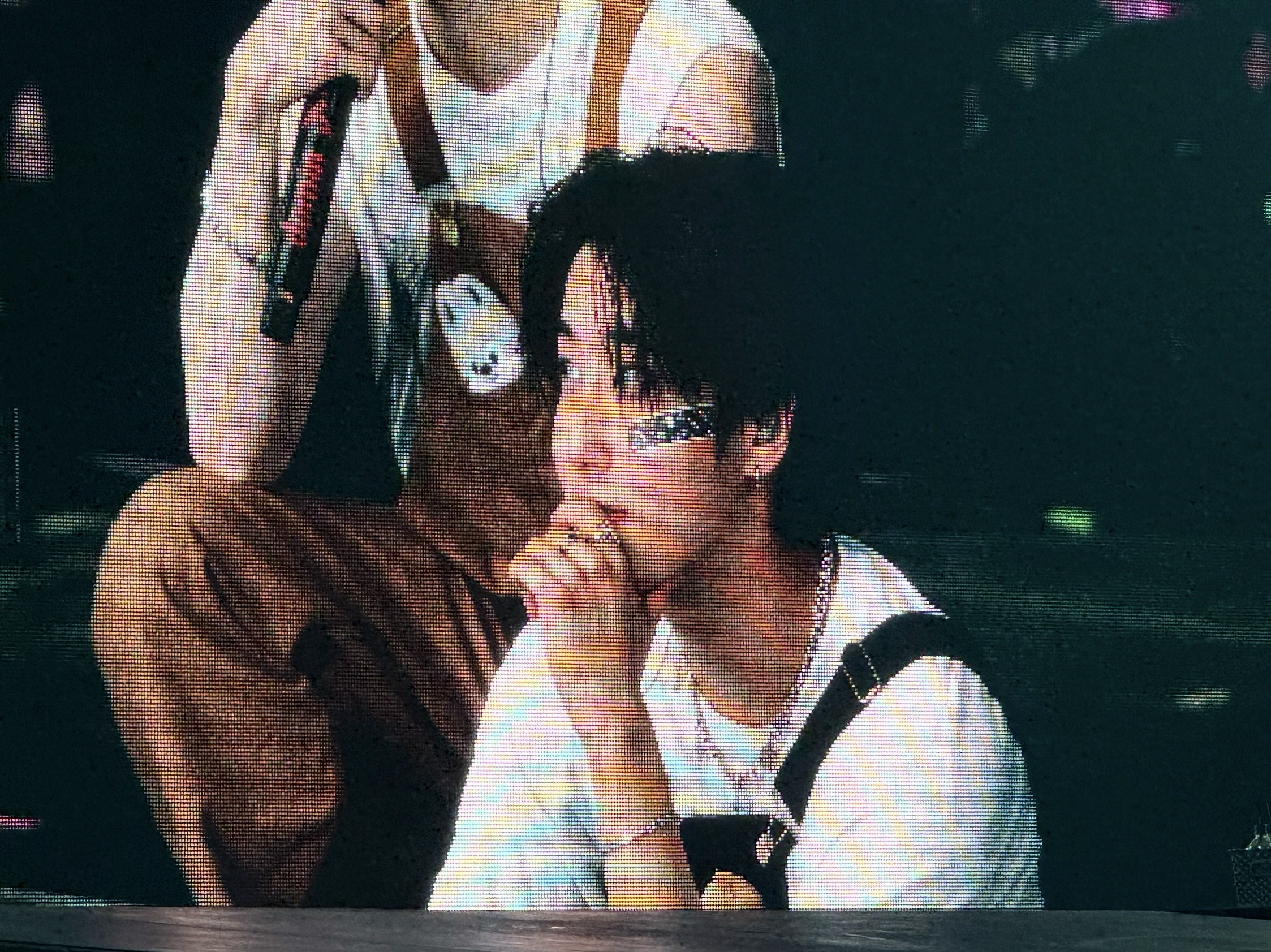 A moment captured by Stray Kids's fan