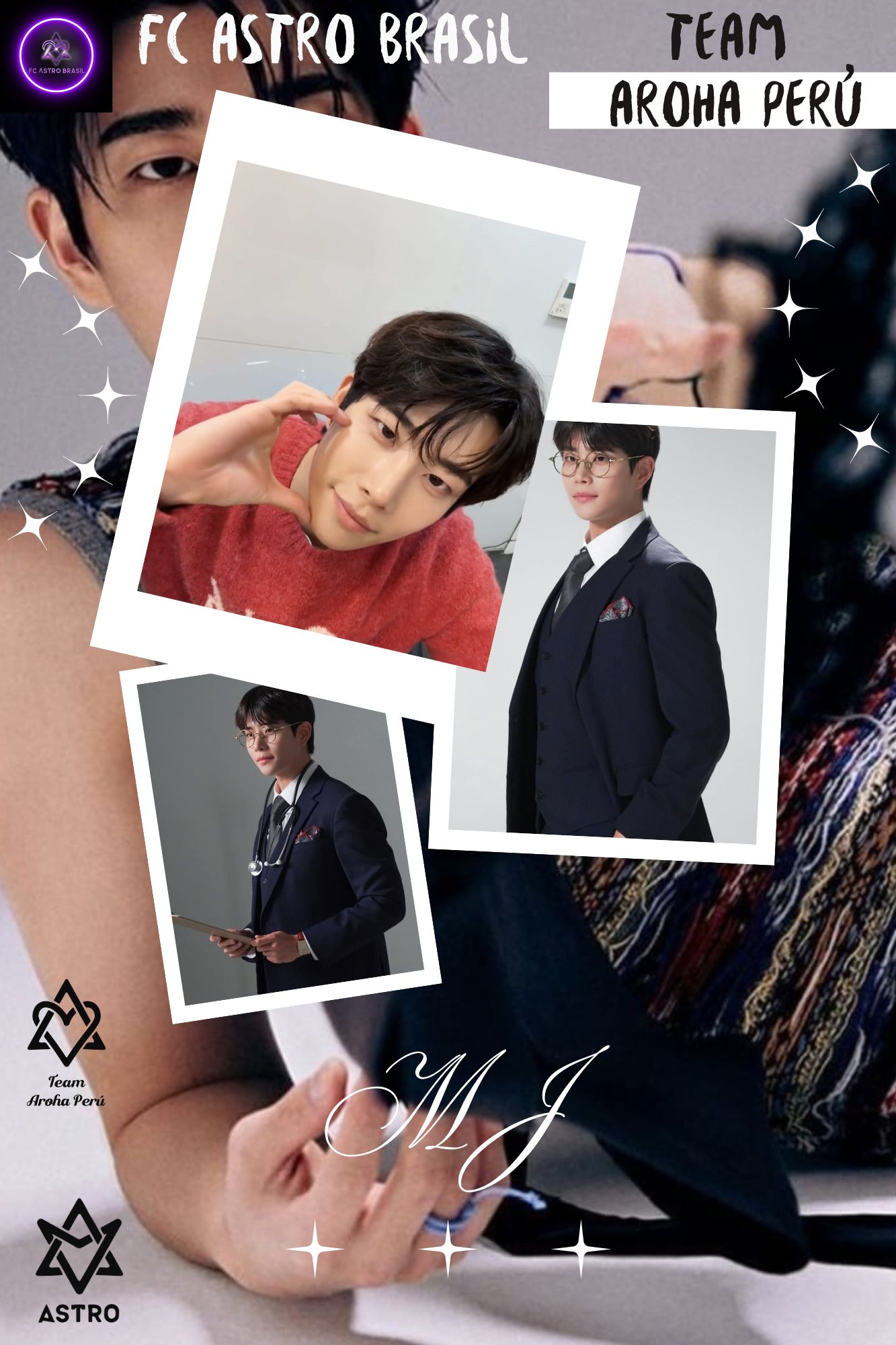 A moment captured by MJ (ASTRO)'s fan