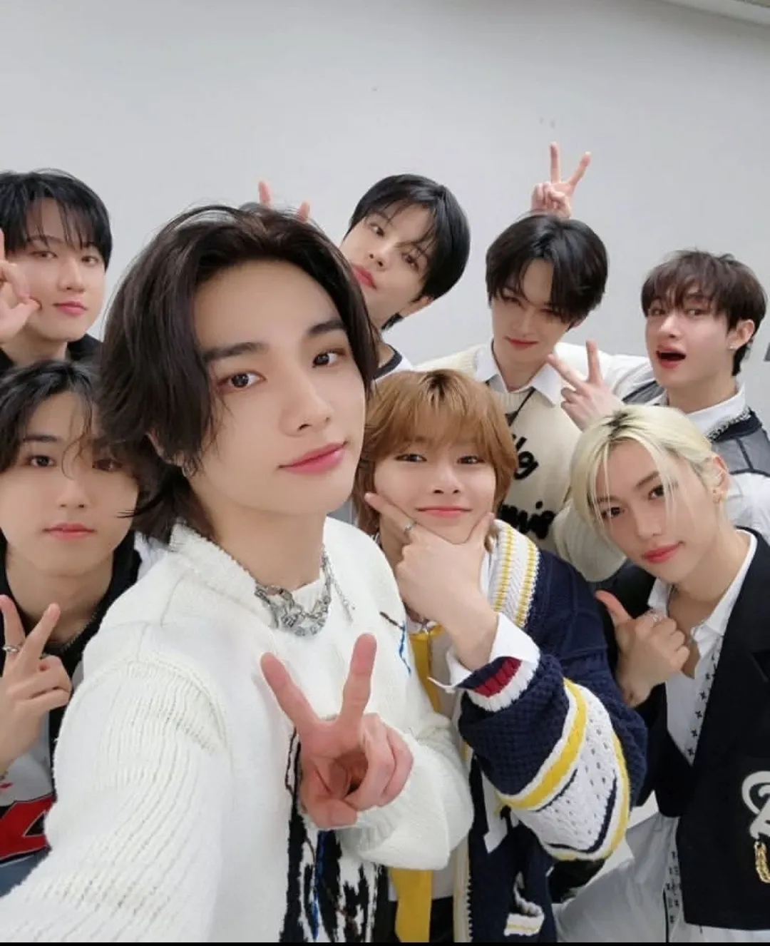 A moment captured by Stray Kids's fan