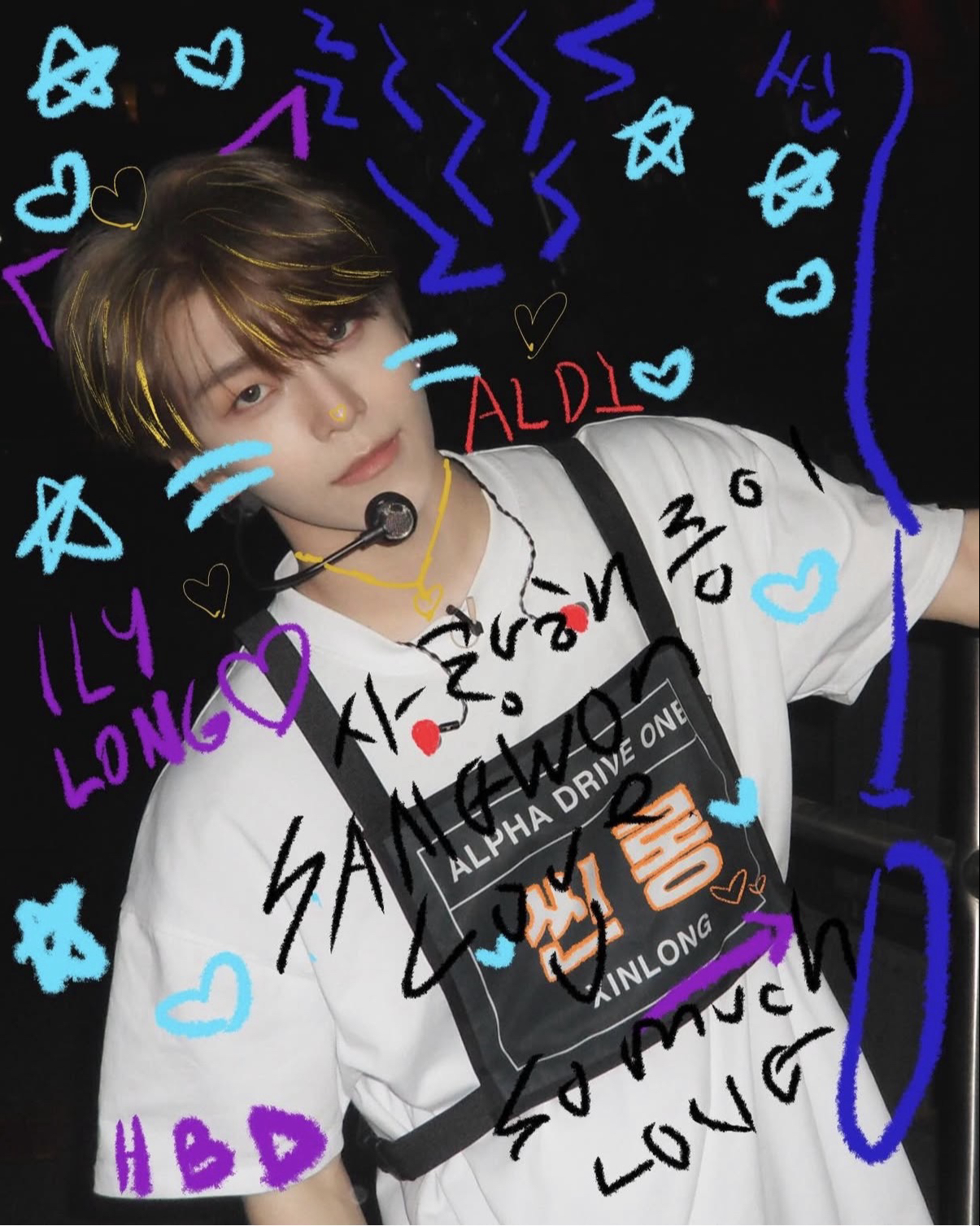 Behind-the-scenes cut of He Xinlong (ALPHA DRIVE ONE)