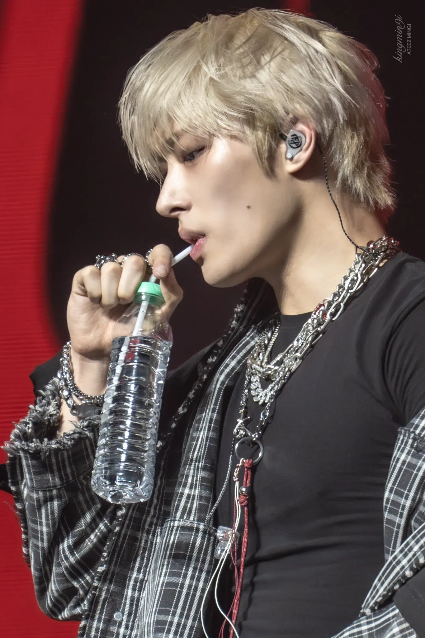 A moment captured by Mingi (ATEEZ)'s fan