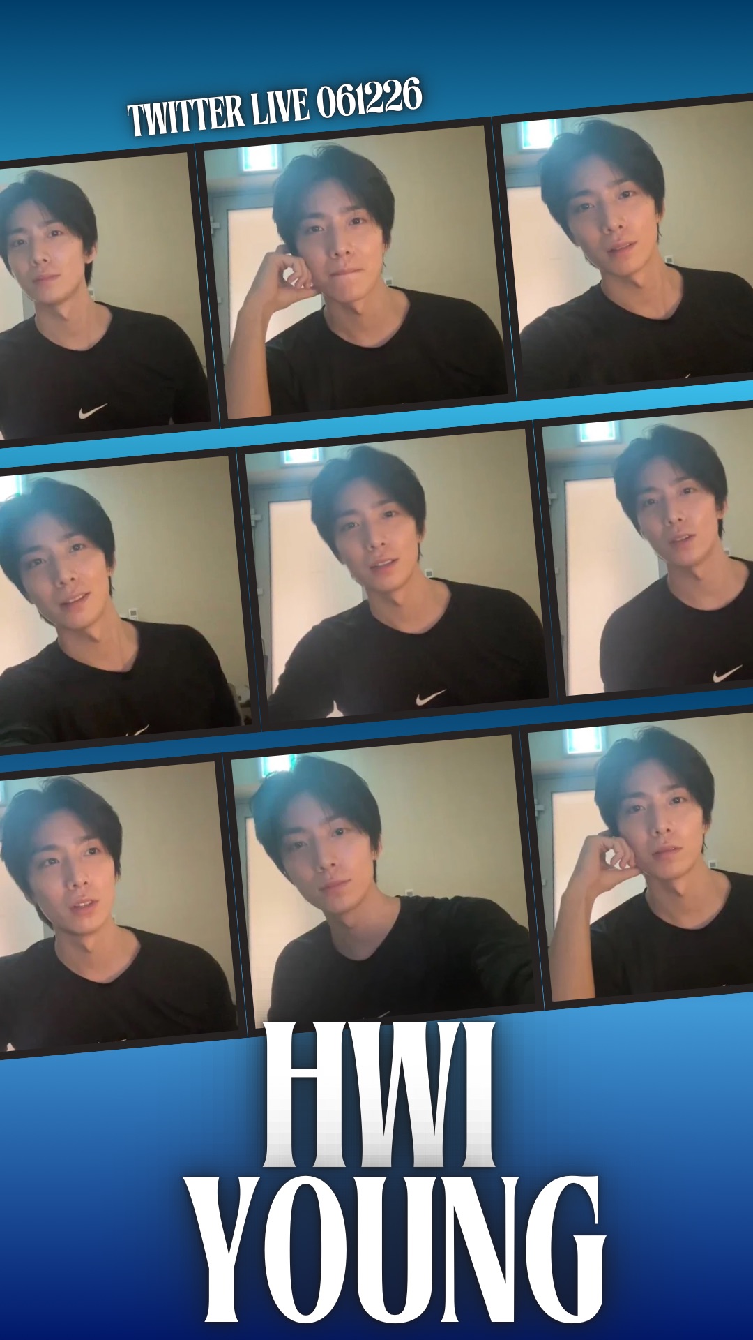 Recent activity shot of Hwiyoung (SF9)