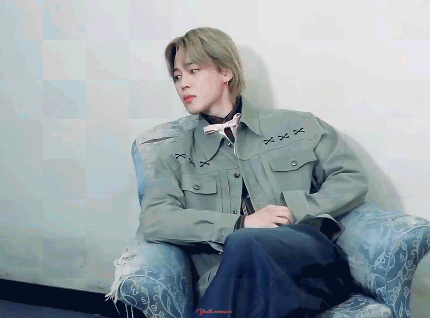 Recent activity shot of Jimin (BTS)