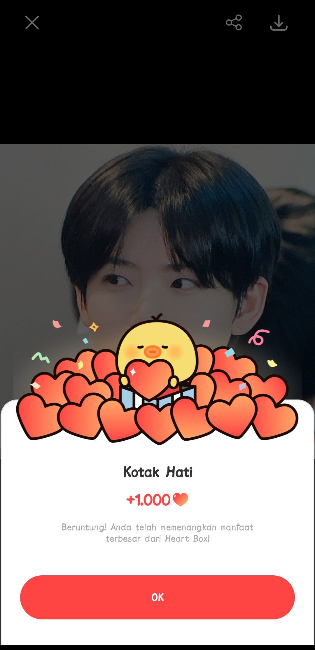 A heartfelt wallpaper shared by Junkyu (TREASURE)'s fans