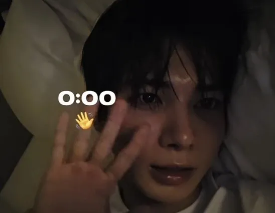 A moment captured by Taehyun (TOMORROW X TOGETHER)'s fan