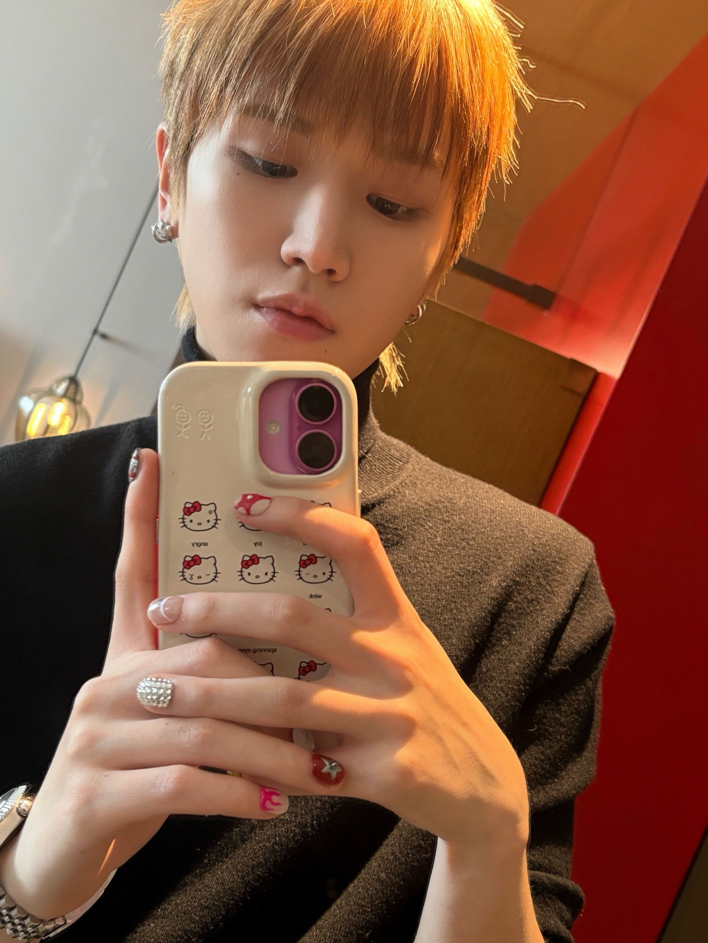 A moment captured by Riwoo (BOYNEXTDOOR)'s fan