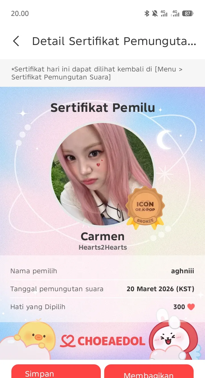 Latest photo of Carmen (Hearts2Hearts)