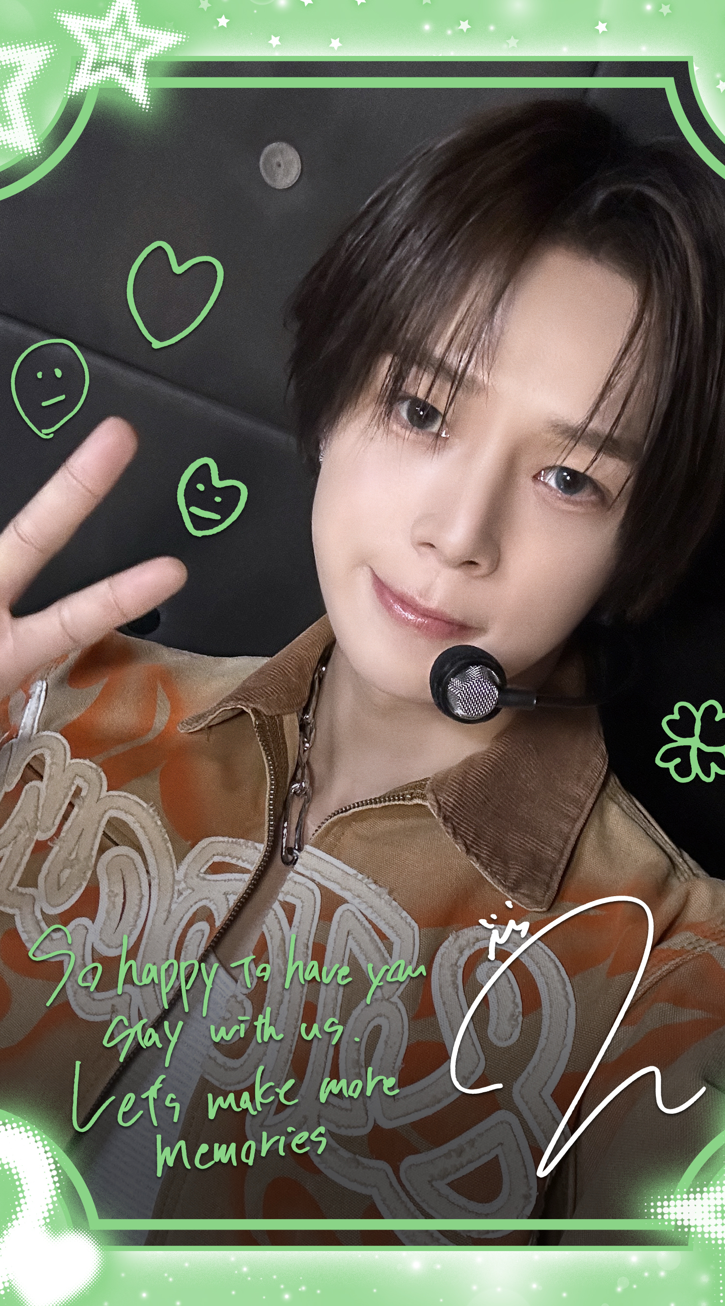 A heartfelt wallpaper shared by K (&TEAM)'s fans