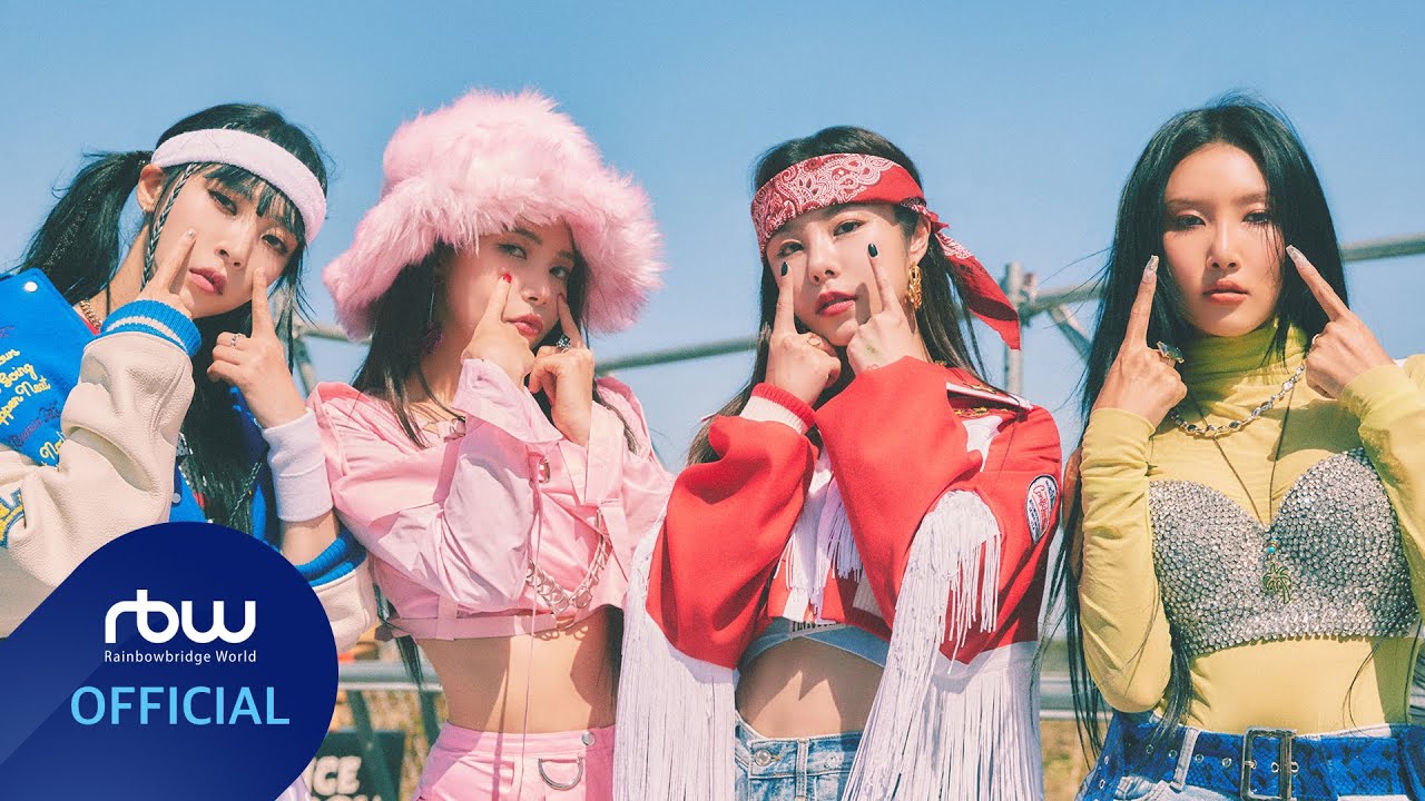 마마무의 비하인드 컷