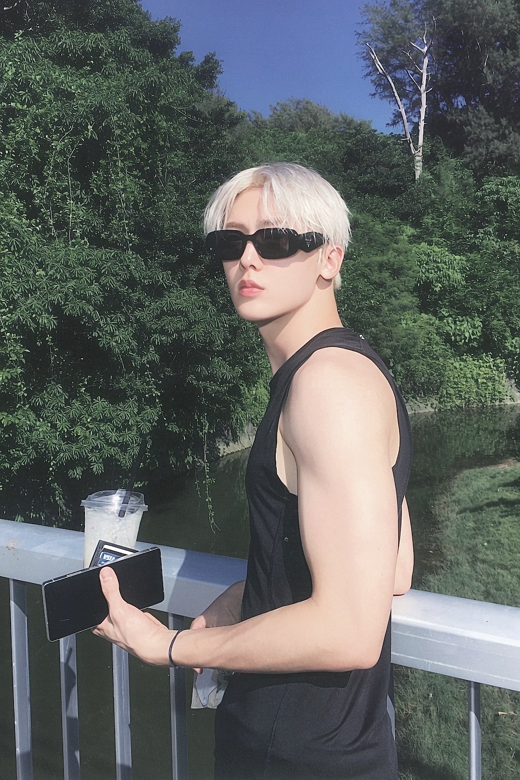 A moment captured by Sanha (ASTRO)'s fan